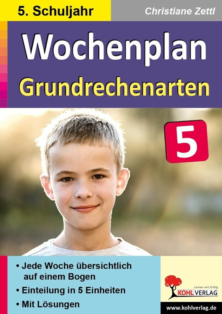 Wochenplan Grundrechenarten / Klasse 5 main product photo