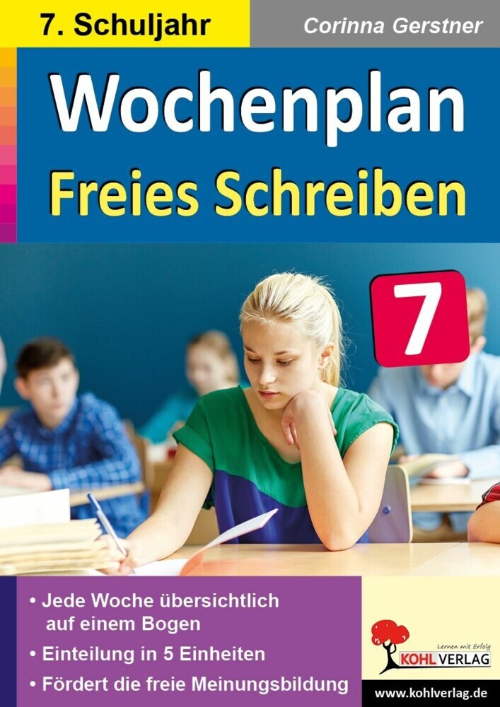 Wochenplan Freies Schreiben / Klasse 7 main product photo