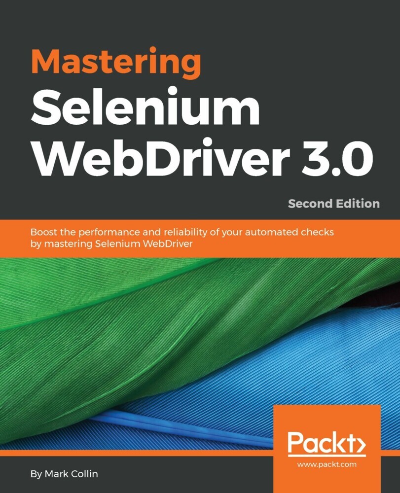 Mastering Selenium WebDriver 3.0 main product photo