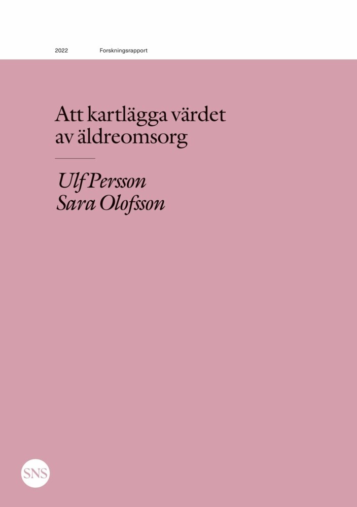 Att kartlägga värdet av äldreomsorg main product photo