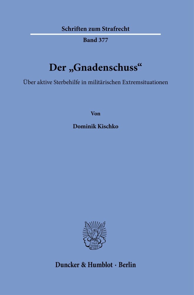 Der »Gnadenschuss«. main product photo