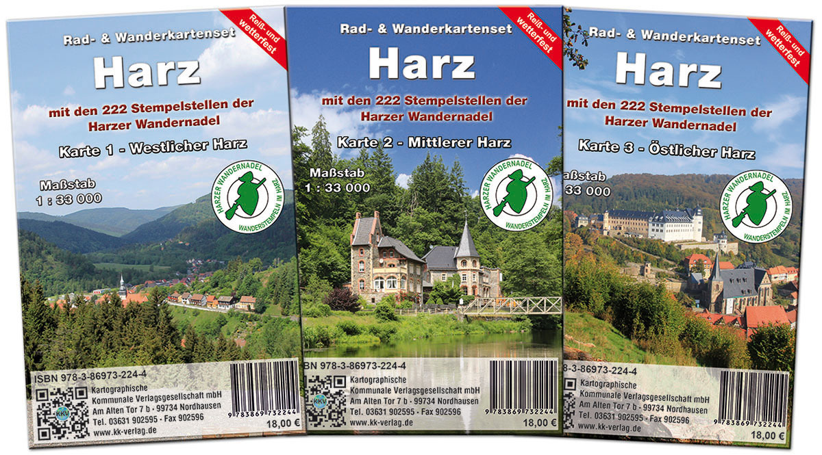 Kartenset Harz, 3 Teile main product photo