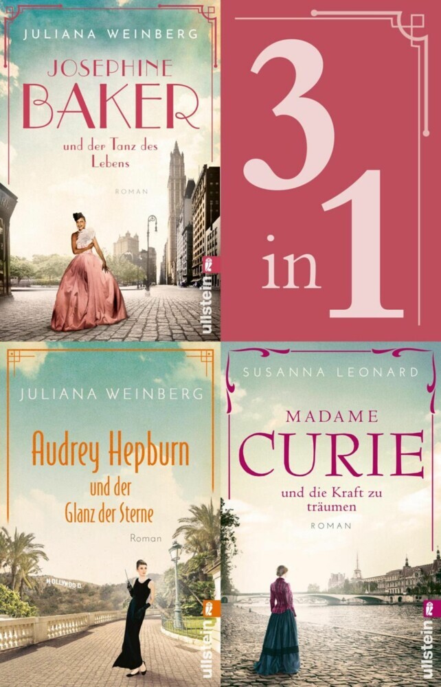 Madame Curie + Audrey Hepburn + Josephine Baker main product photo