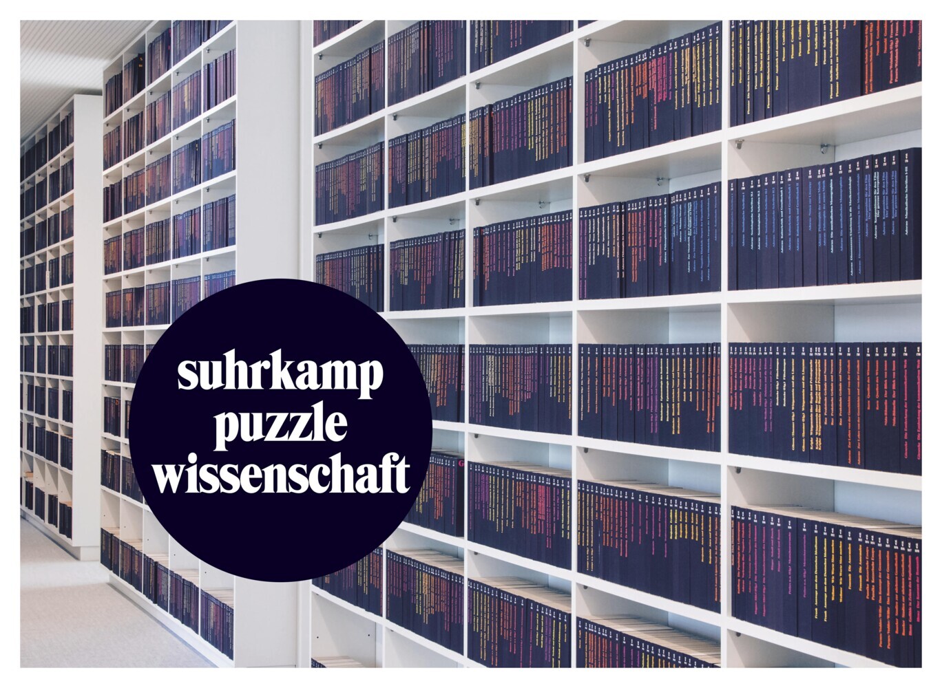 Puzzle 50 Jahre suhrkamp taschenbuch wissenschaft main product photo