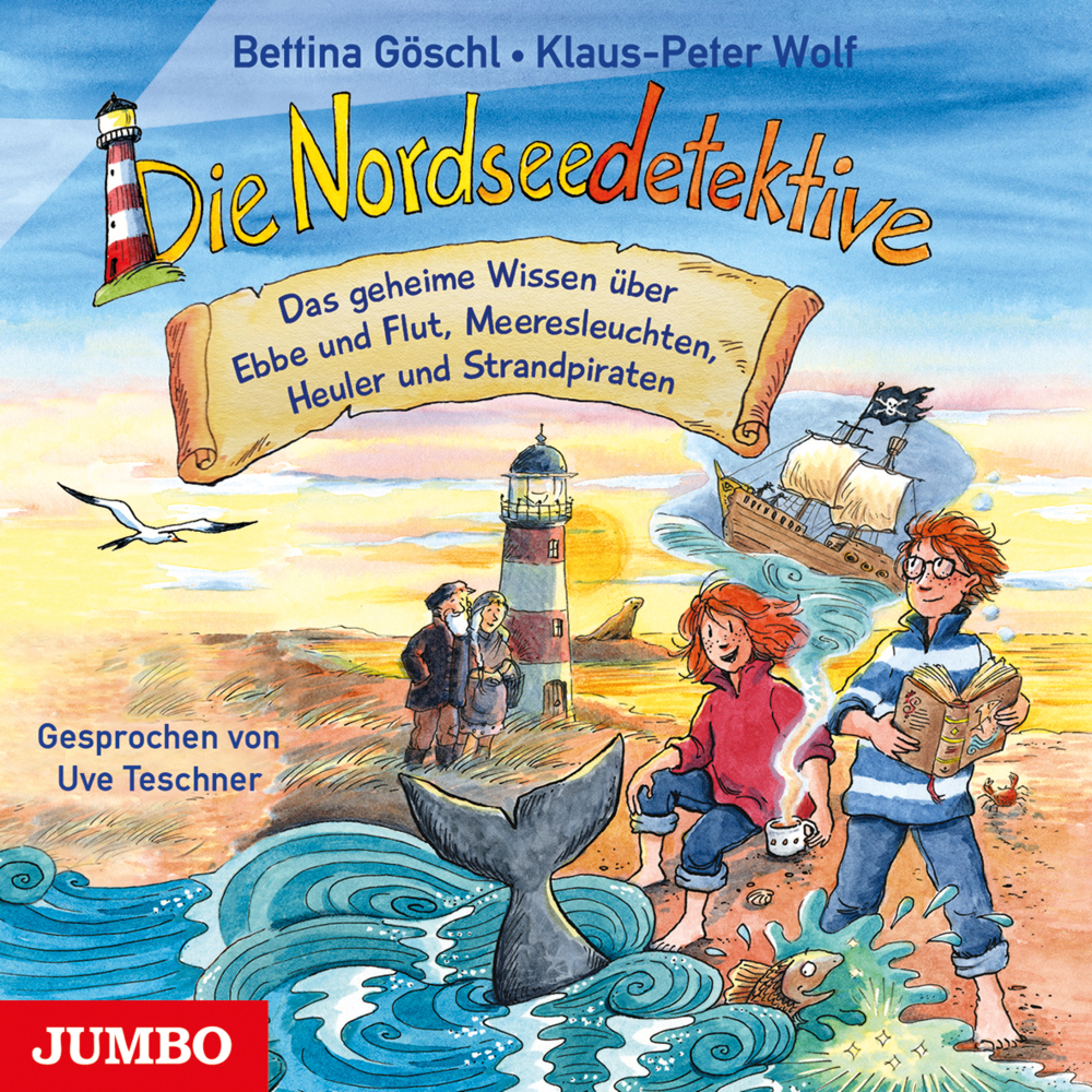 Die Nordseedetektive. Das geheime Wissen über Ebbe und Flut, Meeresleuchten, Heuler und Strandpiraten, Audio-CD main product photo