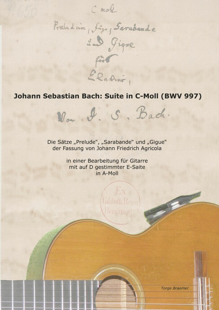 Johann Sebastian Bach: Suite in C-Moll (BWV 997) main product photo