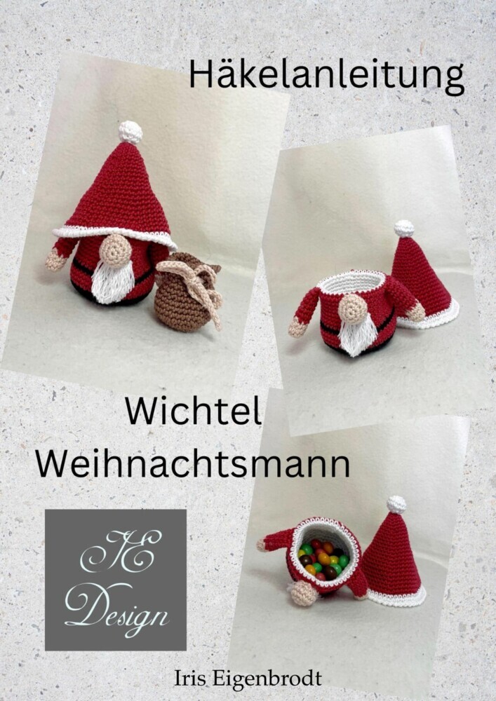 Häkelanleitung Wichtel Weihnachtsmann main product photo