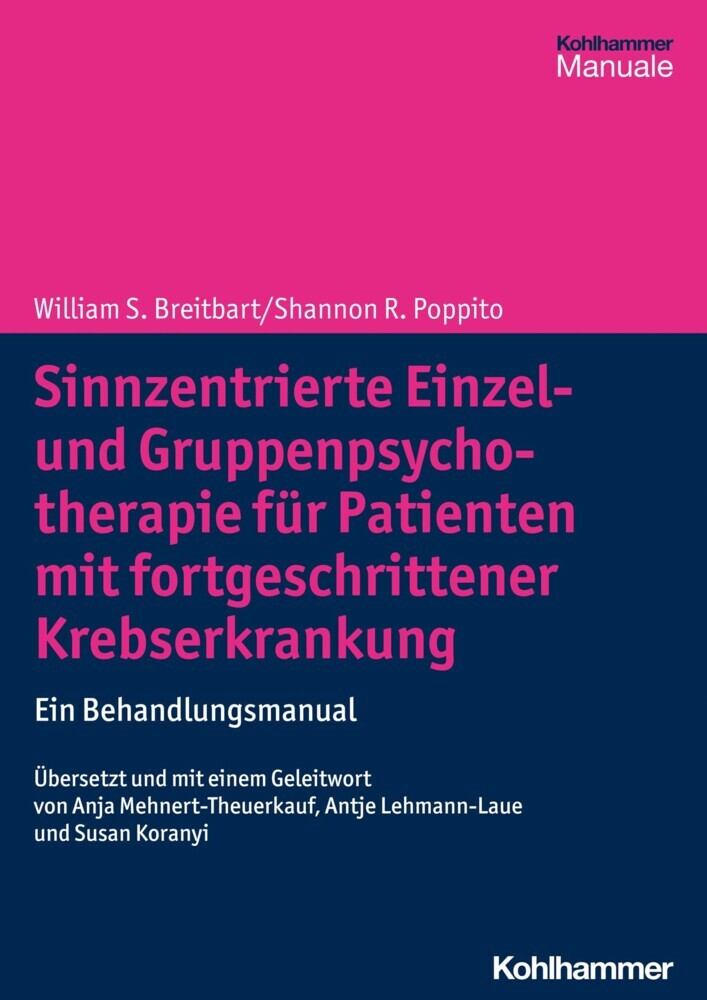 Sinnzentrierte Einzel- und Gruppenpsychotherapie für Patienten mit fortgeschrittener Krebserkrankung main product photo