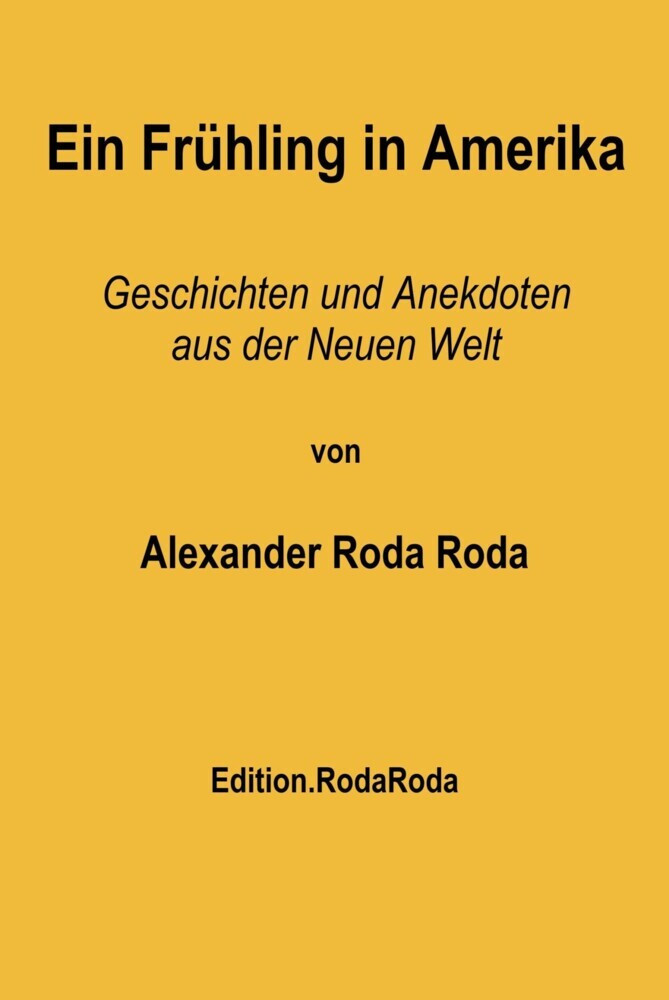 Ein Frühling in Amerika main product photo