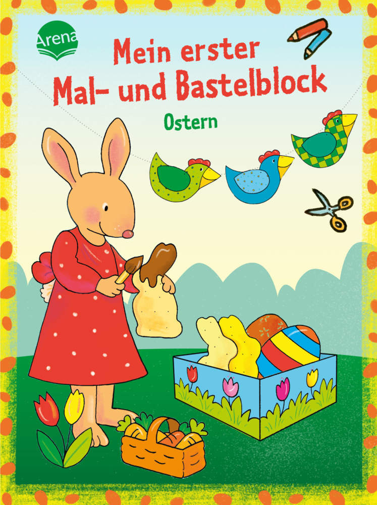 Mein erster Mal- und Bastelblock. Bunte Ostern main product photo