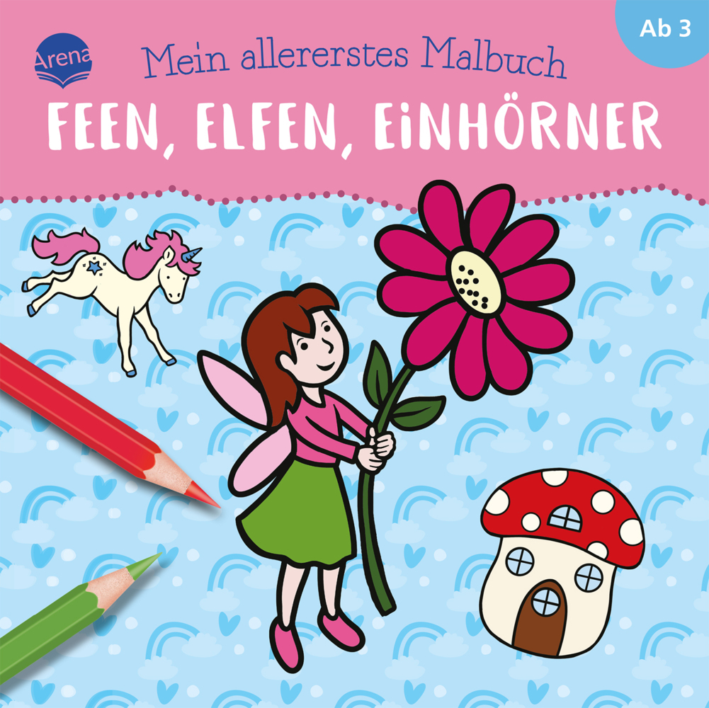 Mein allererstes Malbuch. Feen, Elfen, Einhörner main product photo
