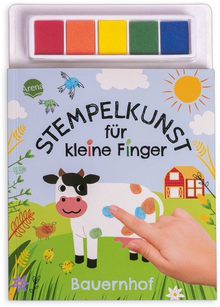 Stempelkunst für kleine Finger. Bauernhof main product photo