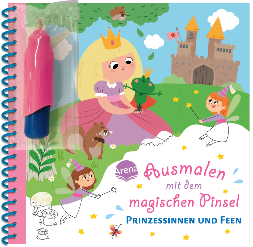 Ausmalen mit dem magischen Pinsel. Prinzessinnen und Feen main product photo