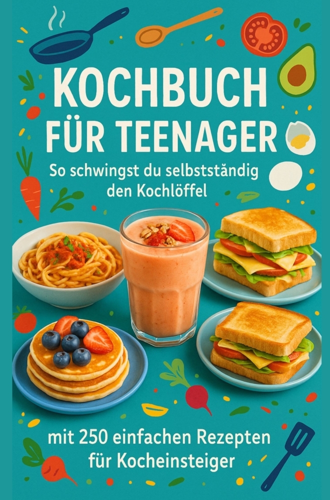 Kochbuch für Teenager So schwingst du selbstständig den Kochlöffel: Ein perfektes Geschenk für Teenager main product photo