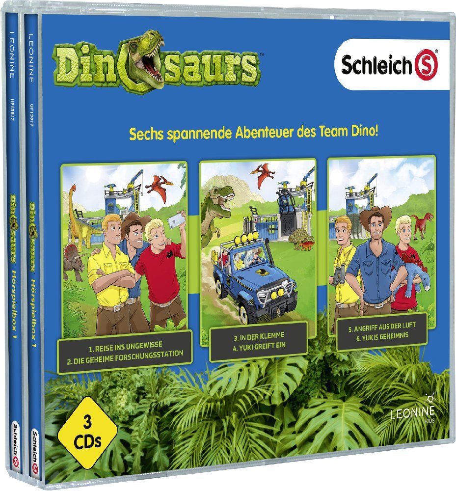 Schleich Dinosaurs. Box.1, 3 Audio-CD main product photo