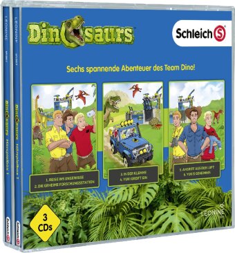 Schleich Dinosaurs. Box.1, 3 Audio-CD