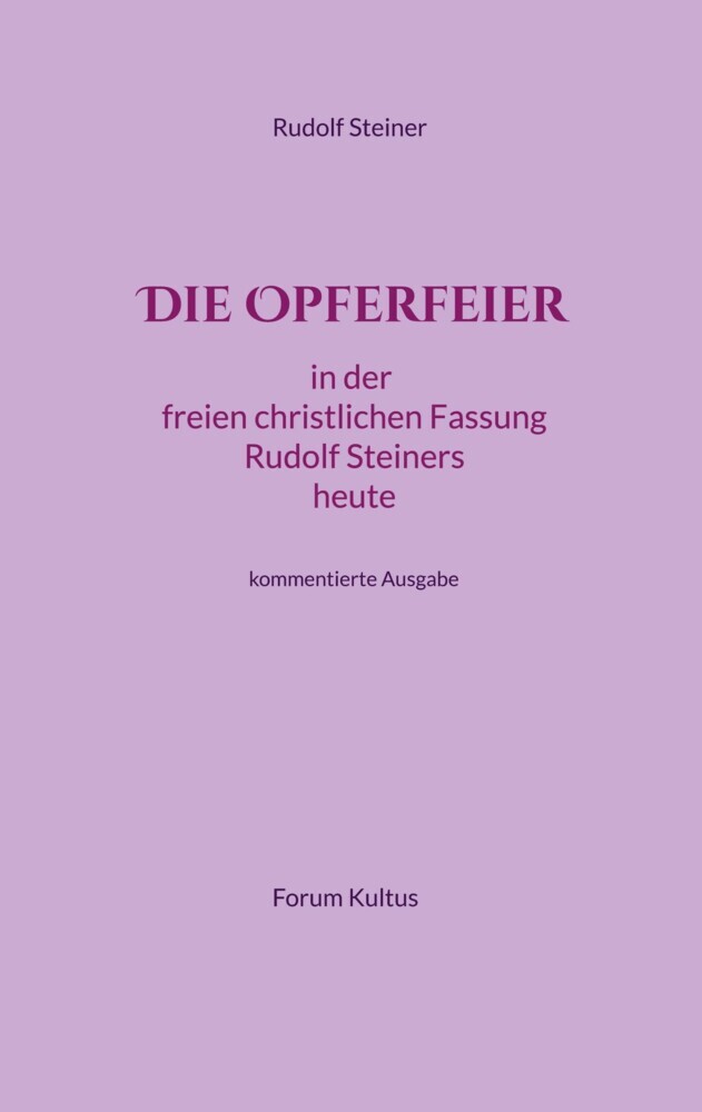 Die Opferfeier main product photo