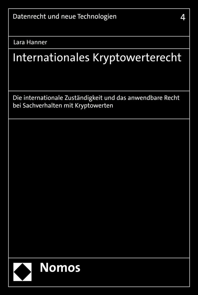 Internationales Kryptowerterecht main product photo