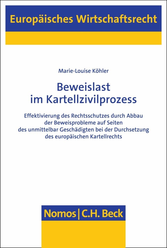 Beweislast im Kartellzivilprozess main product photo