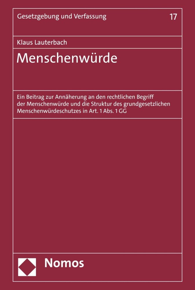 Menschenwürde main product photo