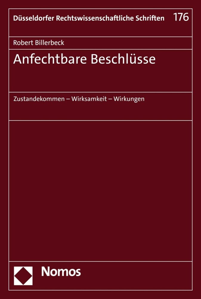 Anfechtbare Beschlüsse main product photo