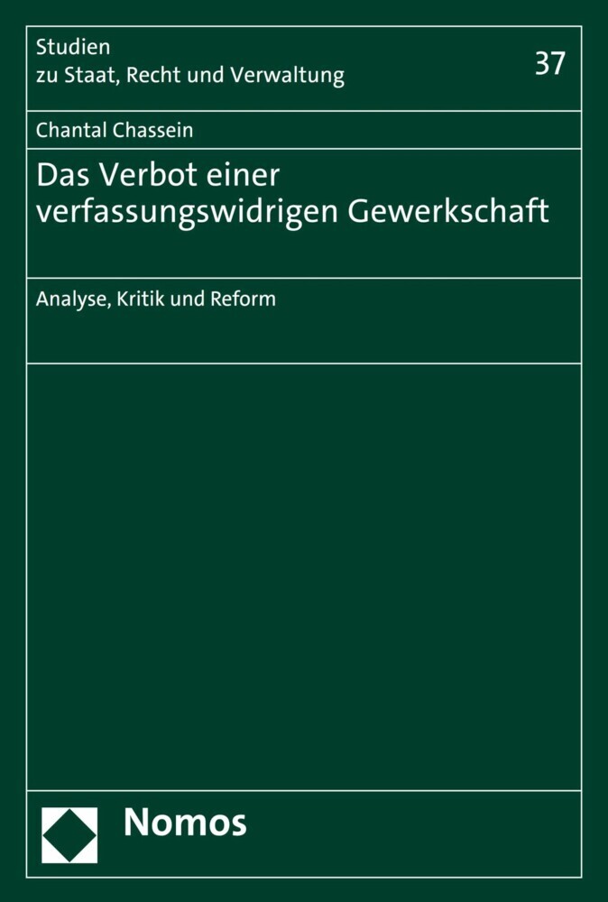 Das Verbot einer verfassungswidrigen Gewerkschaft main product photo