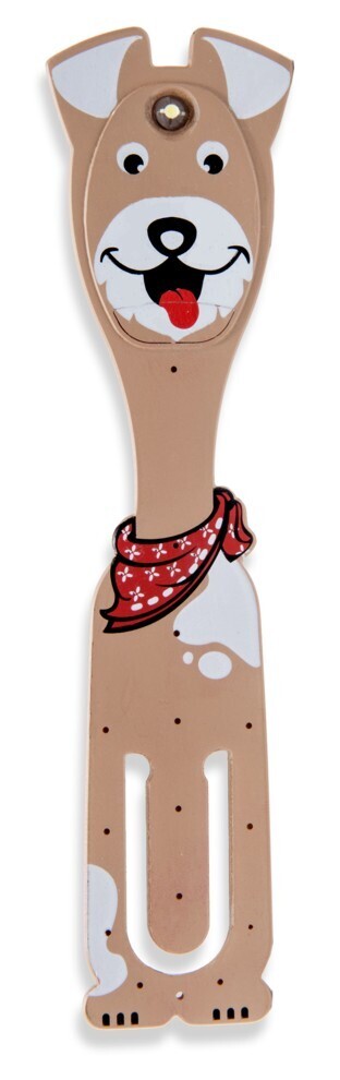 Flexilight Animal Leselicht (Hund) - 2 in 1 Leselampe & Lesezeichen - LED Leselicht - Geschenk für Leser, Buchliebhaber - Deutsche Ausgabe main product photo