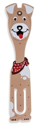 Flexilight Animal Leselicht (Hund) - 2 in 1 Leselampe & Lesezeichen - LED Leselicht - Geschenk für Leser, Buchliebhaber - Deutsche Ausgabe