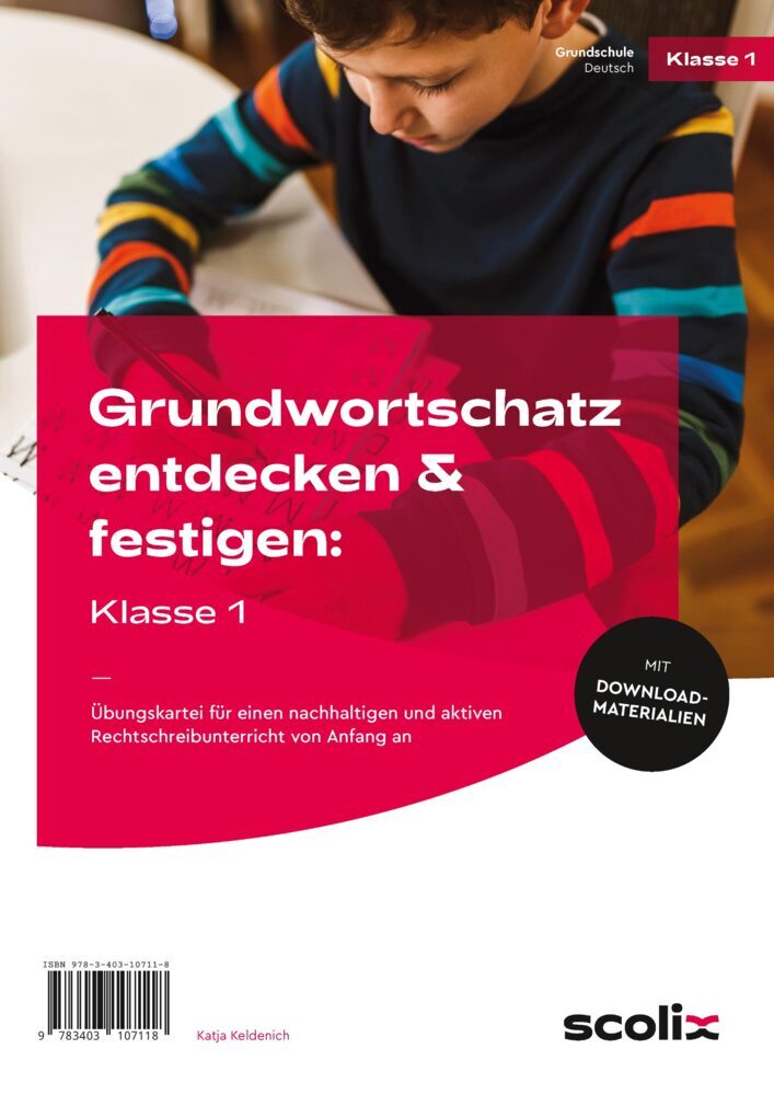 Grundwortschatz entdecken & festigen: Klasse 1, m. 1 Beilage main product photo