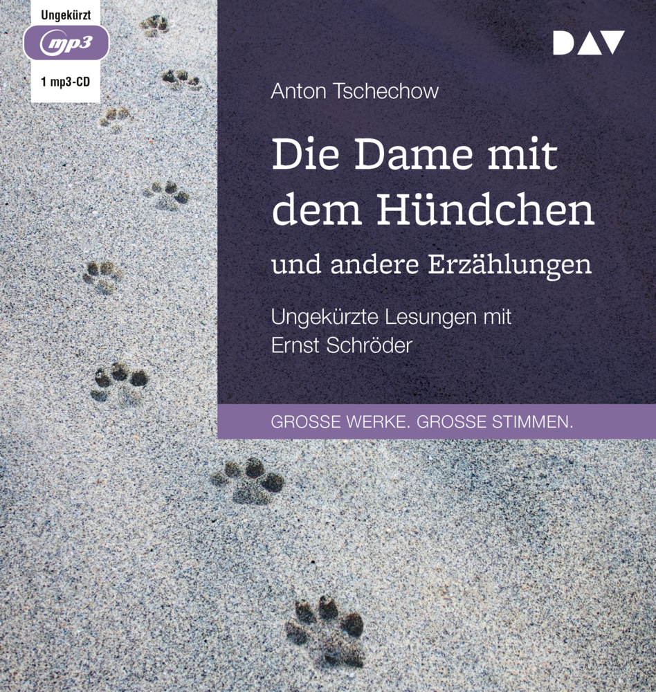 Die Dame mit dem Hündchen und andere Erzählungen, 1 Audio-CD, 1 MP3 main product photo