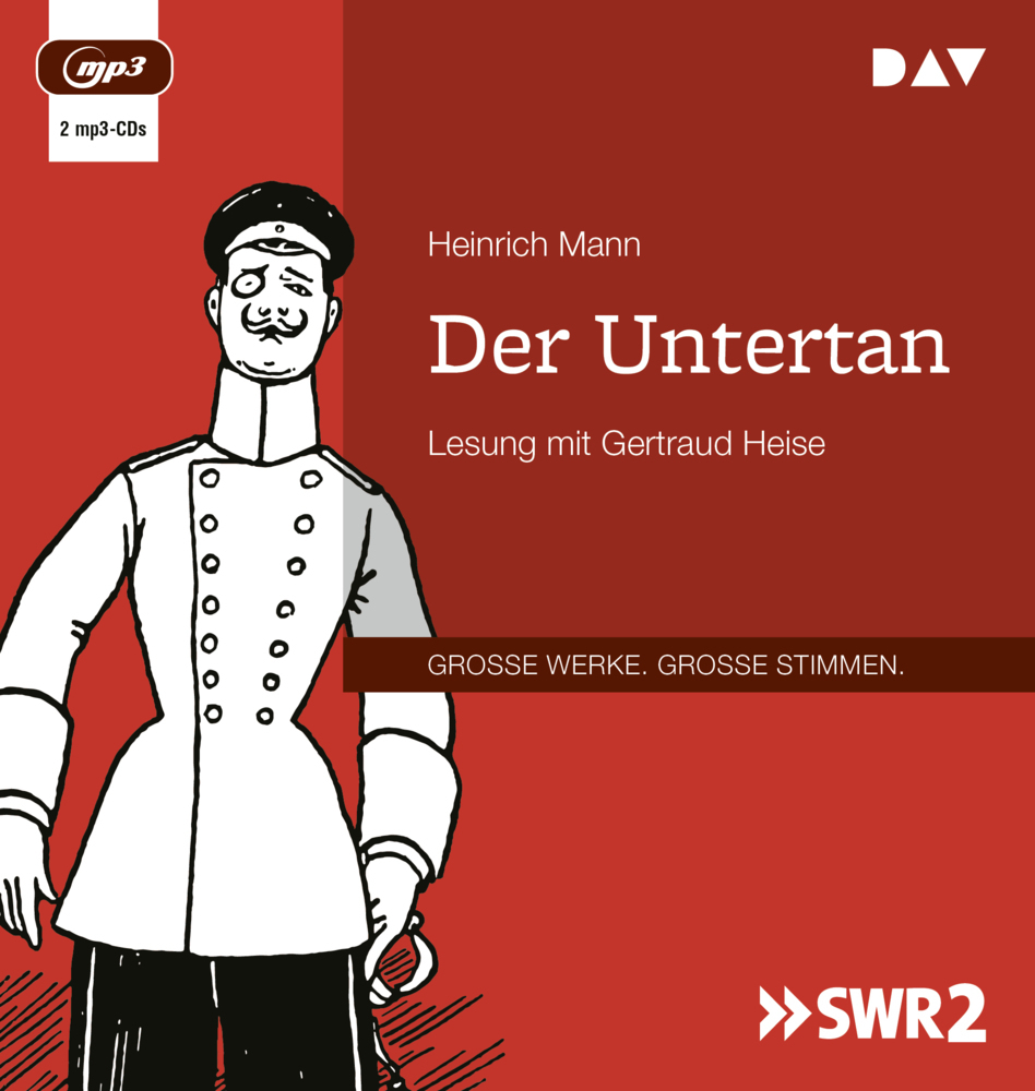 Der Untertan, 2 Audio-CD, 2 MP3 main product photo