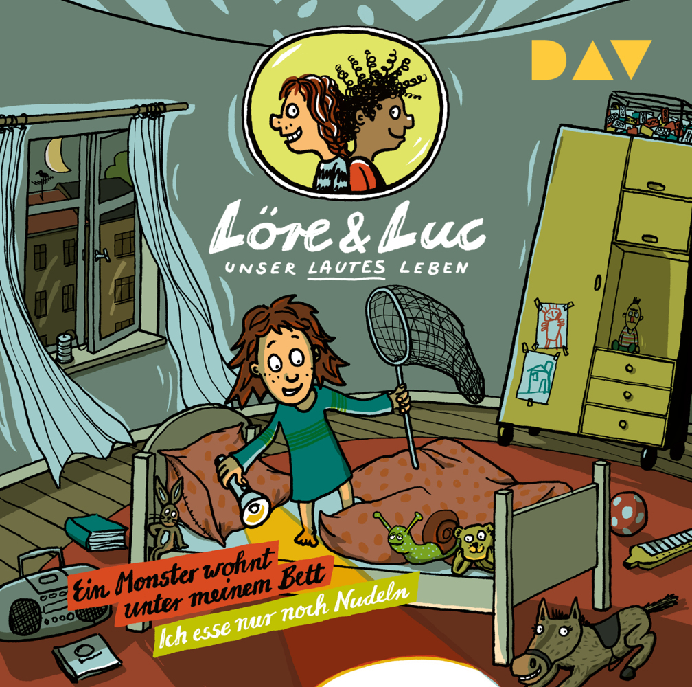 Löre & Luc - Unser lautes Leben (7). Folge 13: Ein Monster wohnt unter meinem Bett / Folge 14: Ich esse nur noch Nudeln, 1 Audio-CD main product photo