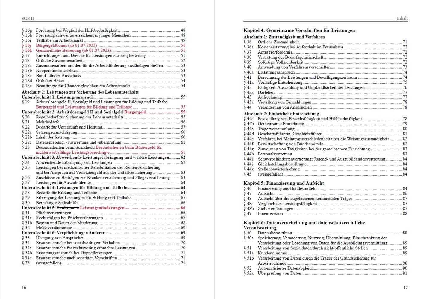 SGB II nach der Einführung des neuen Bürgergelds main product photo