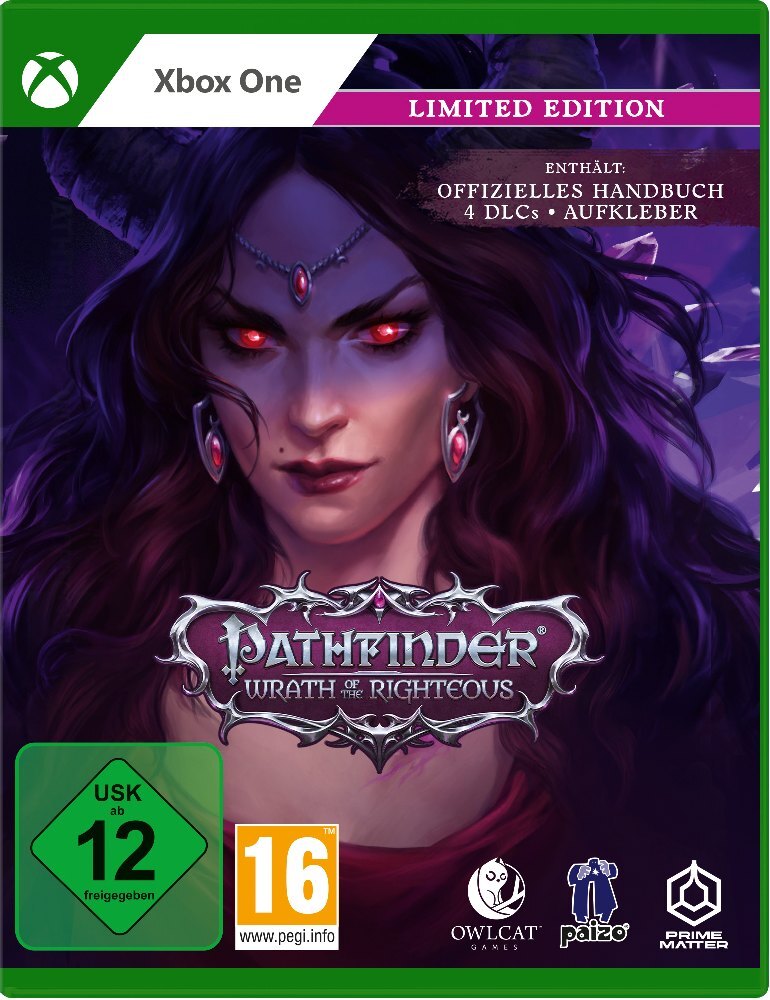 Pathfinder: Wrath of the Righteous Limited Edition, 1 Xbox One-Blu-ray Disc main product photo