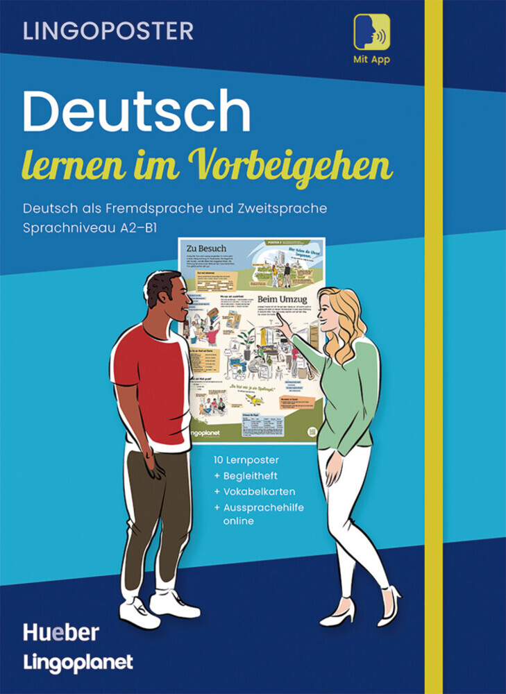 Lingoposter: Deutsch lernen im Vorbeigehen main product photo