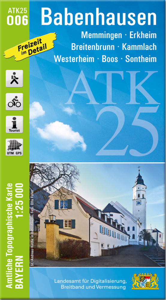 ATK25-O06 Babenhausen (Amtliche Topographische Karte 1:25000) main product photo