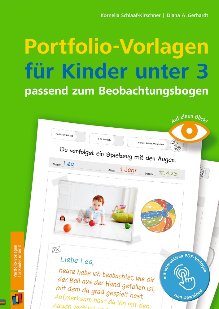 Portfolio-Vorlagen für Kinder unter 3 - passend zum Beobachtungsbogen main product photo