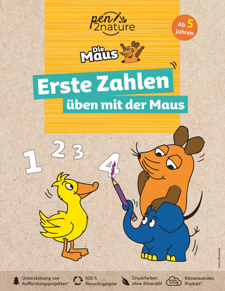 Erste Zahlen üben mit der Maus. Für Kinder ab 5 Jahren main product photo