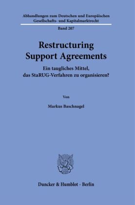 Restructuring Support Agreements.