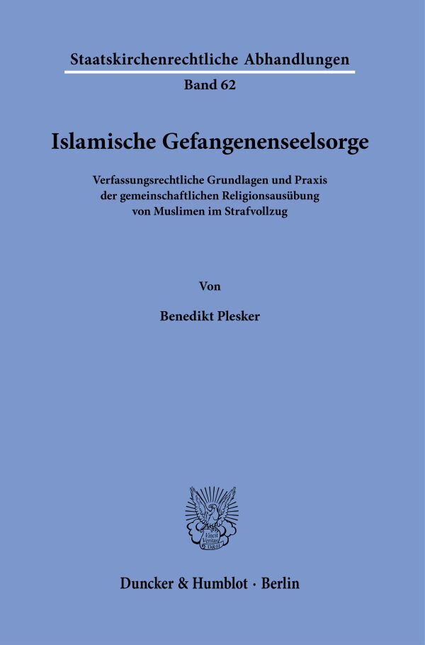 Islamische Gefangenenseelsorge. main product photo