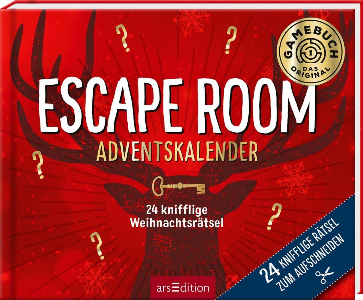 24 knifflige Weihnachtsrätsel. Escape Room Adventskalender main product photo