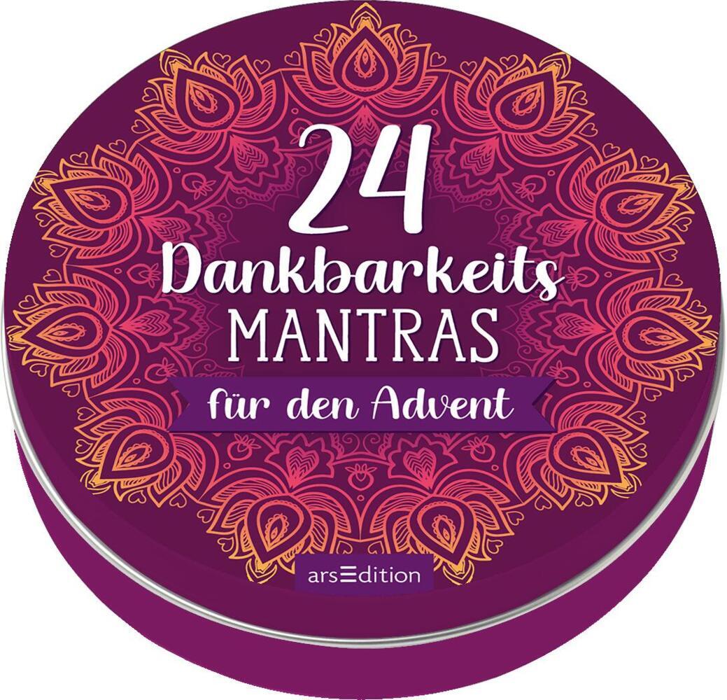 Adventskalender in der Dose. 24 Dankbarkeitsmantras für den Advent main product photo