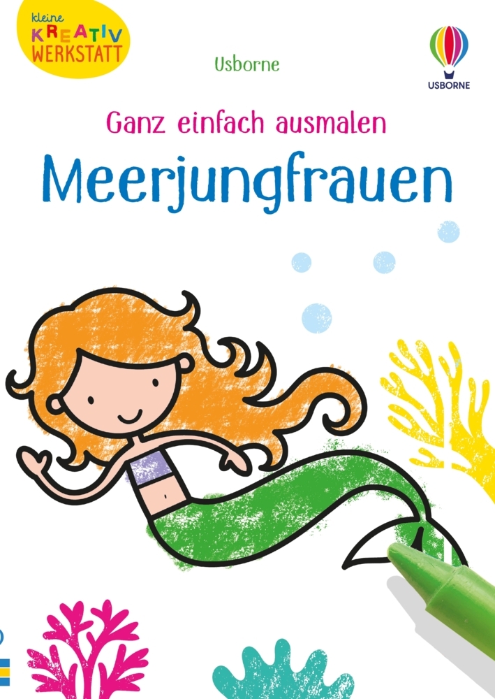 Kleine Kreativ-Werkstatt - Ganz einfach ausmalen: Meerjungfrauen main product photo