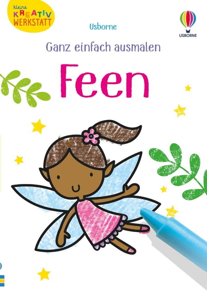 Kleine Kreativ-Werkstatt - Ganz einfach ausmalen: Feen main product photo