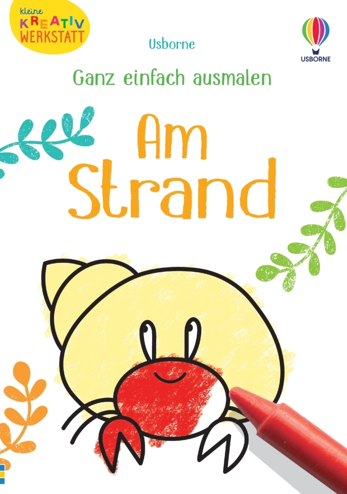 Kleine Kreativ-Werkstatt - Ganz einfach ausmalen: Am Strand main product photo