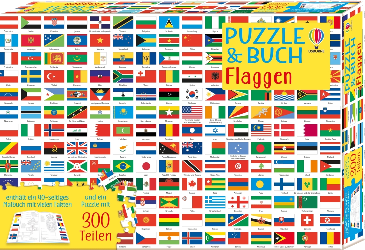 Puzzle & Buch: Flaggen main product photo