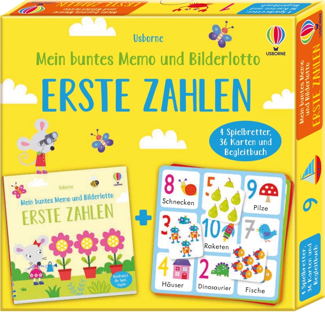 Mein buntes Memo und Bilderlotto: Erste Zahlen main product photo