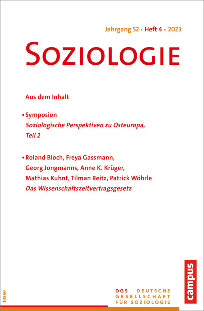 Soziologie 04/2023 main product photo