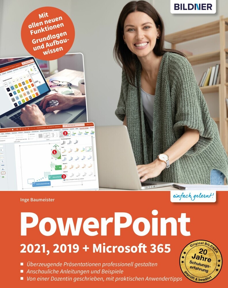 PowerPoint 2021, 2019 + Microsoft 365 main product photo