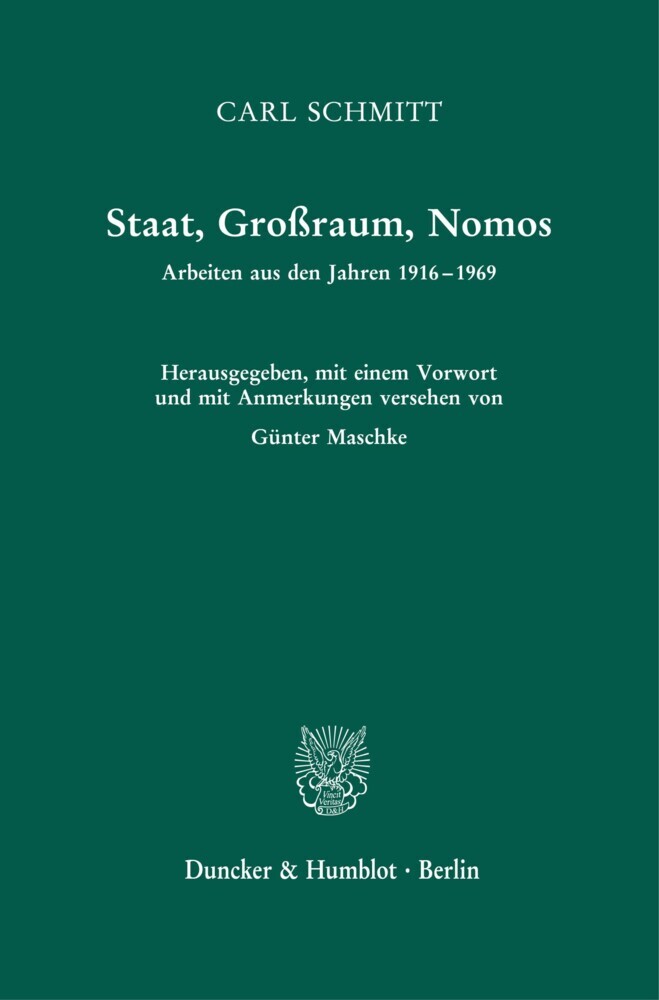 Staat, Großraum, Nomos. main product photo